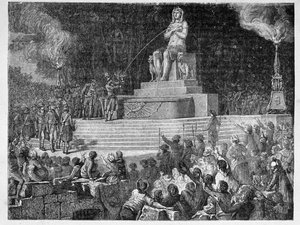 庆祝接受宪法，1793年8月10日，由Jonnard雕刻 作者 夏勒（H. de la Charlerie）